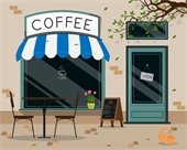 animated cafe