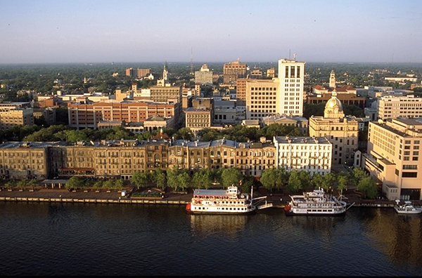 Savannah Historic District Skyline