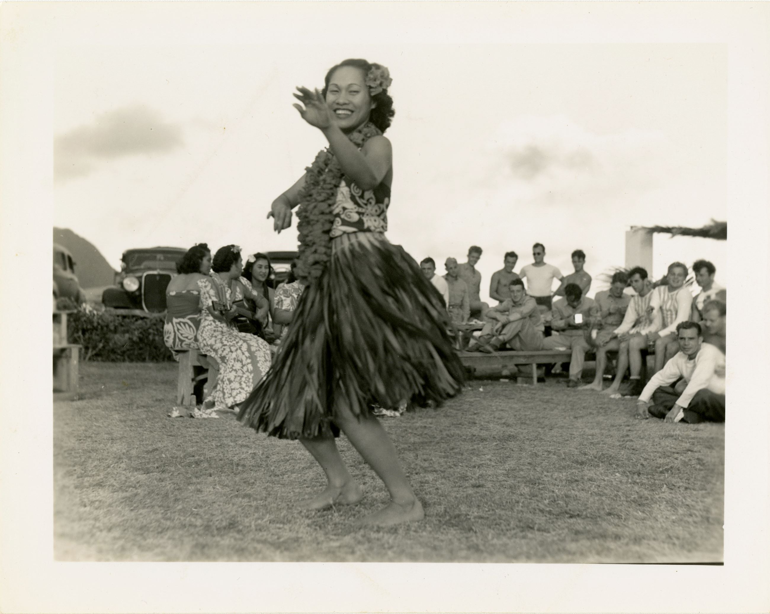 Snapshot taken by George at a Luau