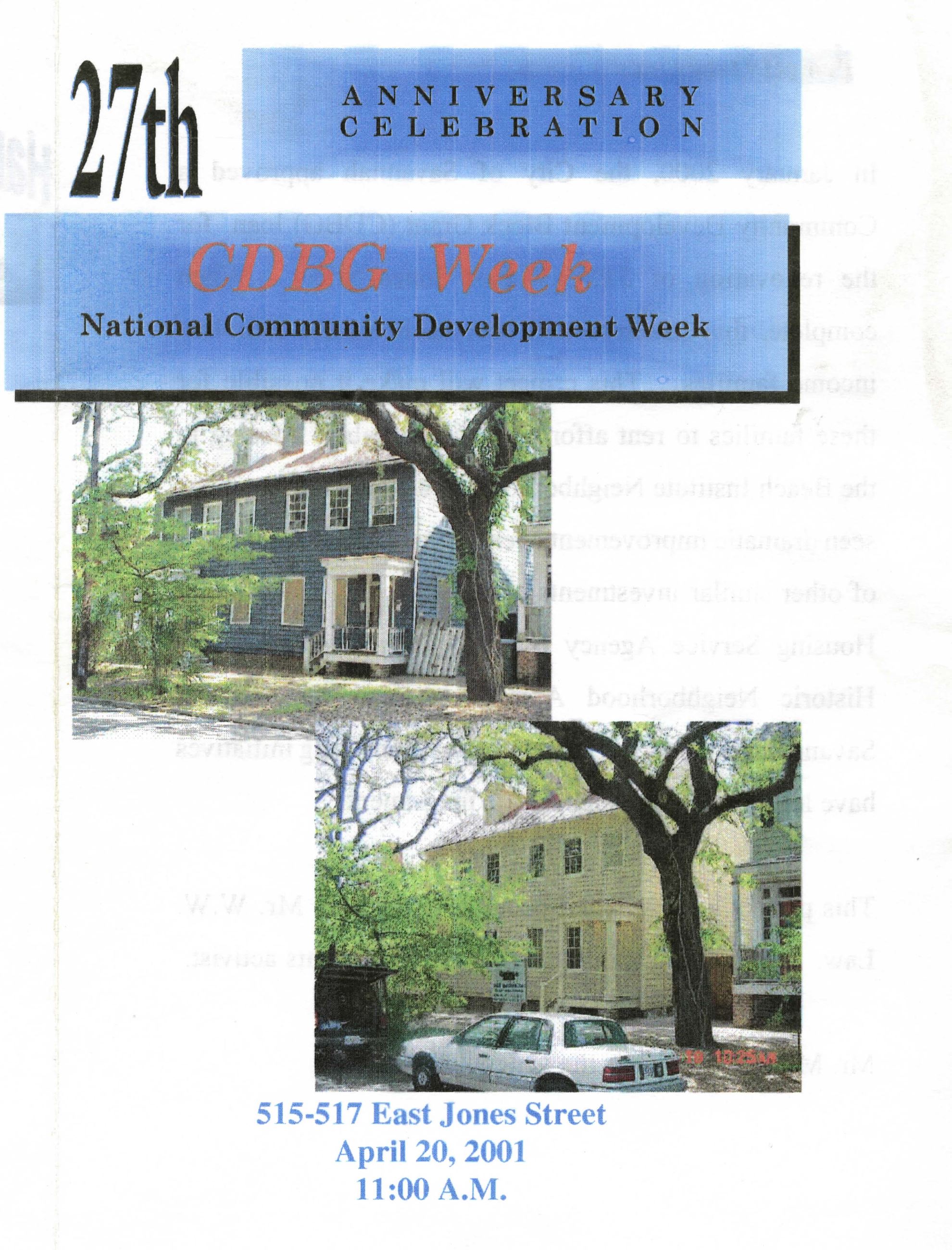 National Community Development Week Celebration