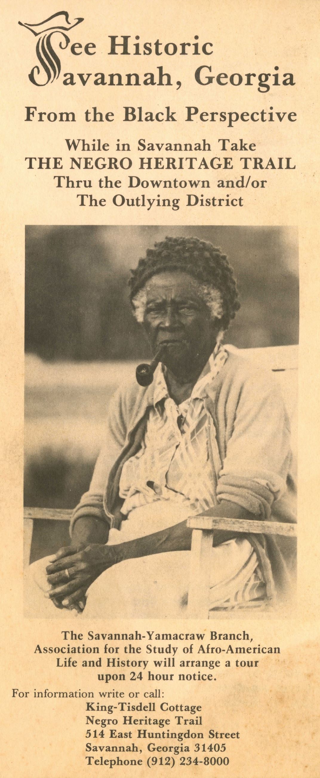 See Historic Savannah, Georgia  from a Black Perspective