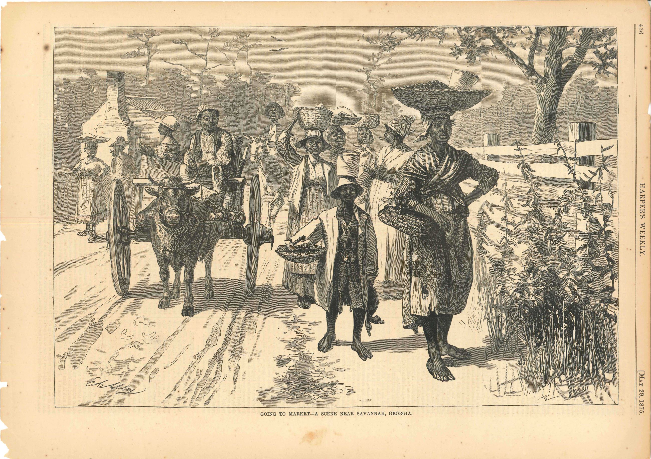 Going to Market, A Scene near Savannah, GA Ed Abbey