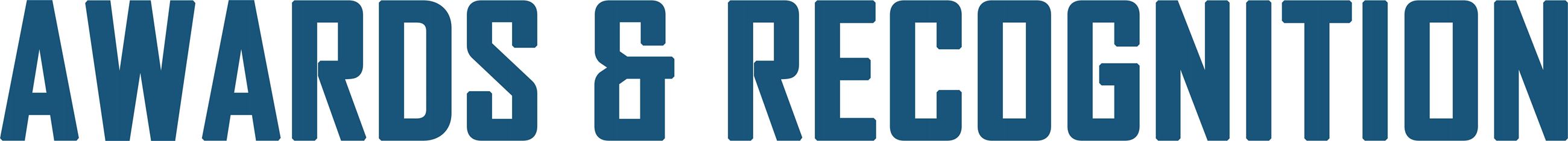 Awards and Recognition Banner