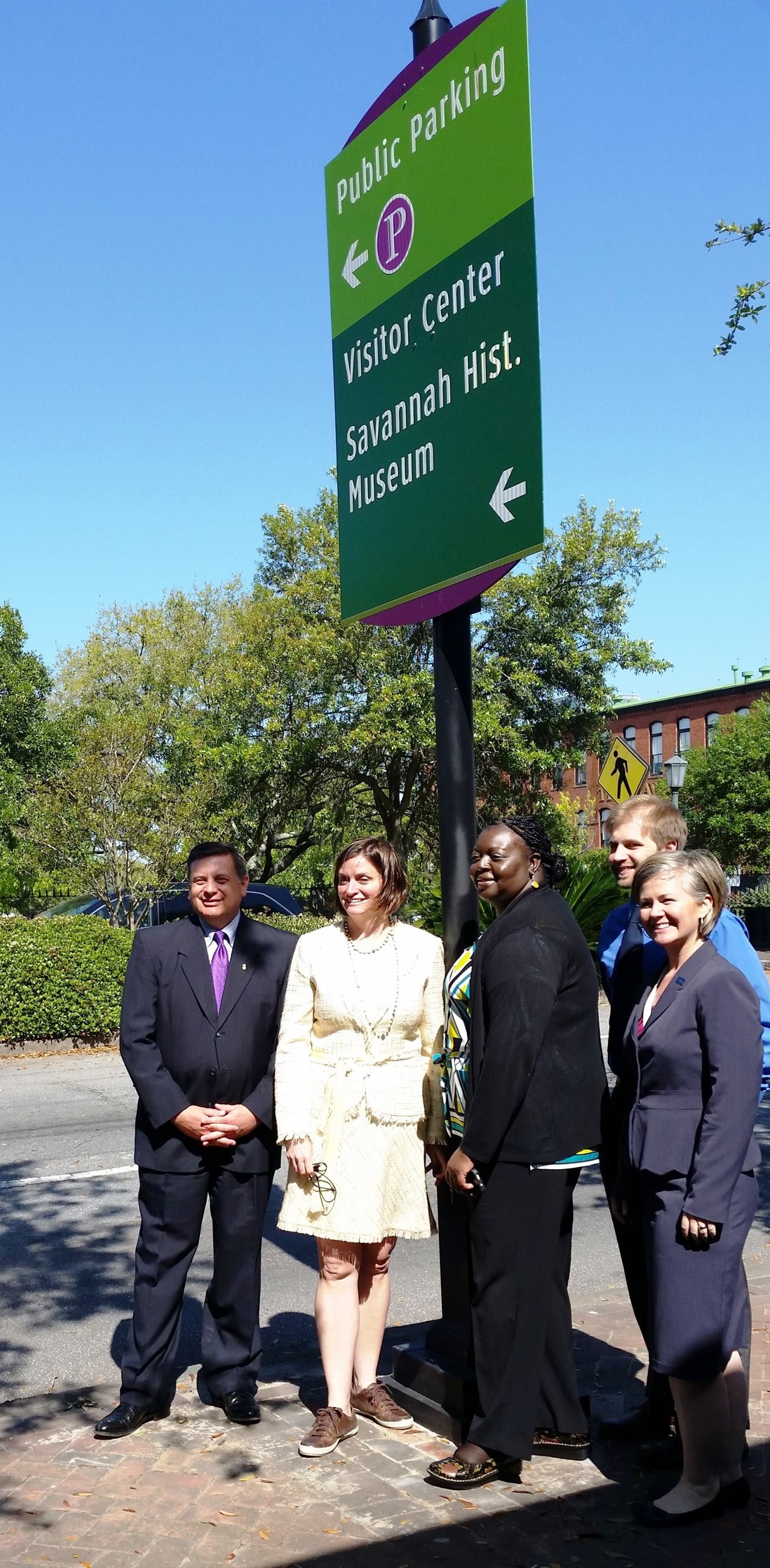 Wayfinding Unveiling, Several member of the steering committee2