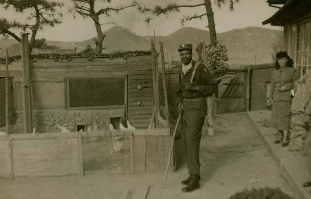 Capt. Macon, Haeundae, Korea, c. Dec 1953-Jan 1954