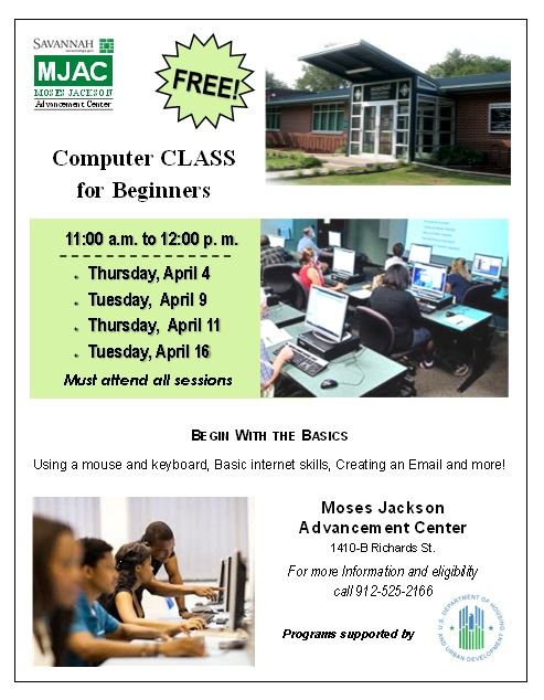 MJAC Computers for Beginners