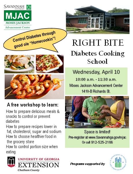 UGA- Rite Bite Diabetes Cooking School