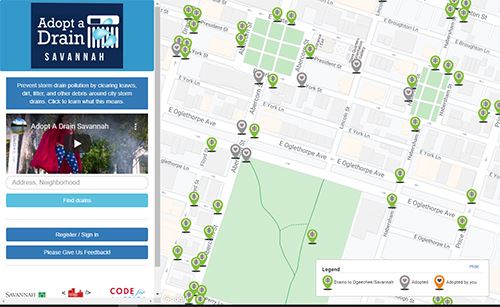 Drainsav.org screenshot