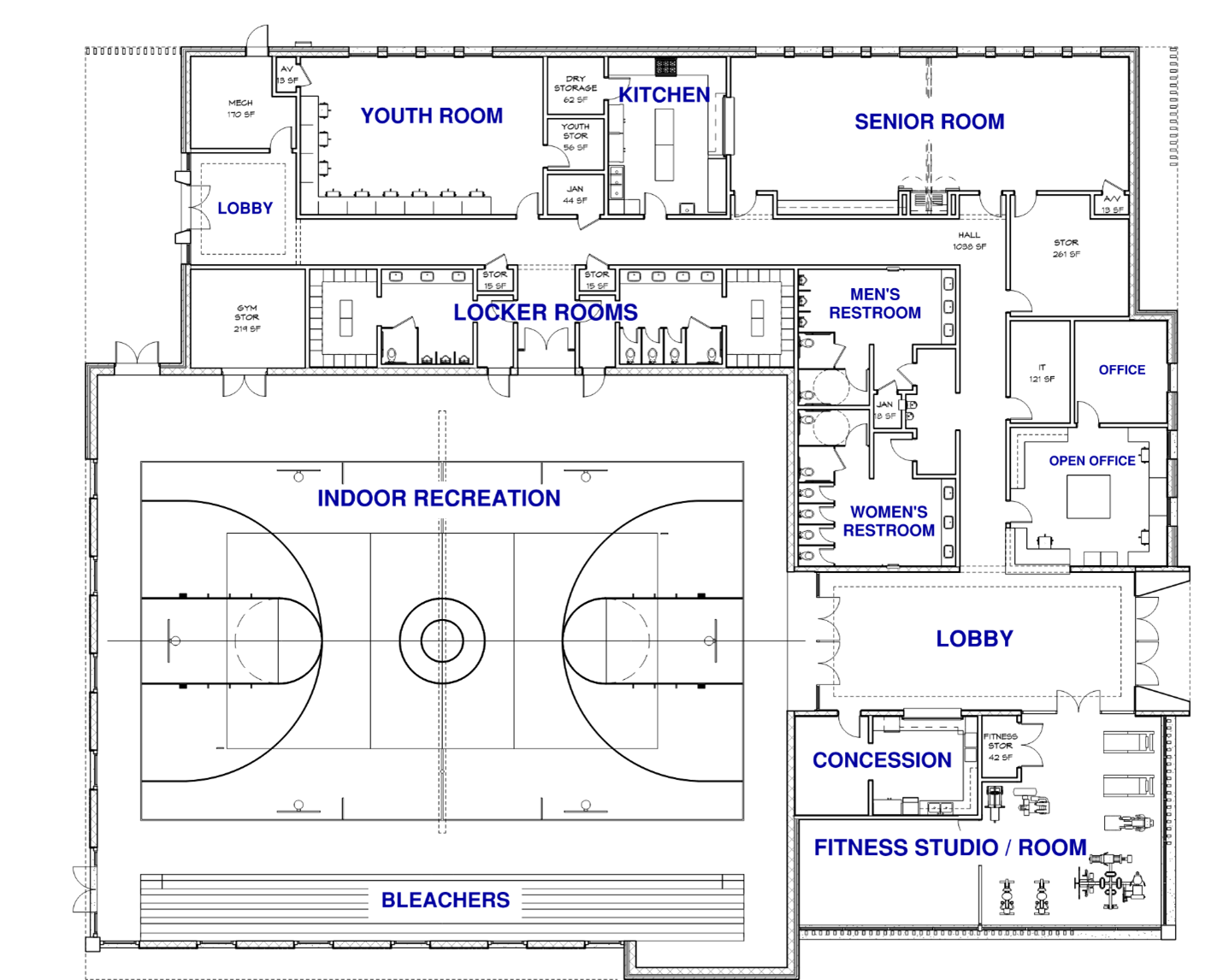 Windsor Forest Community Center Blueprint