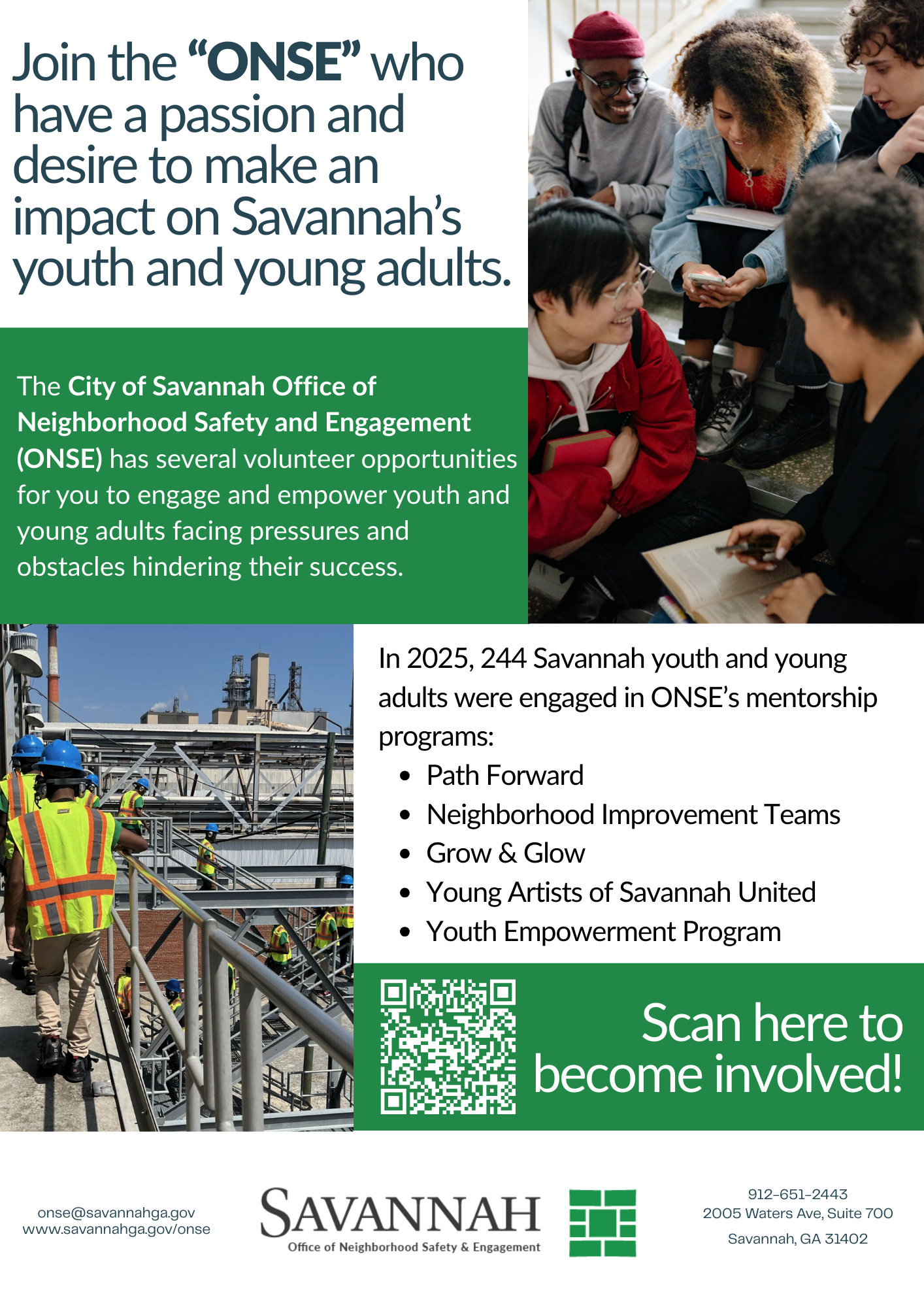 ONSE Volunteer Flyer