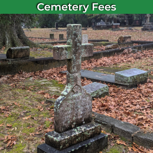 Cemetery Fee Button