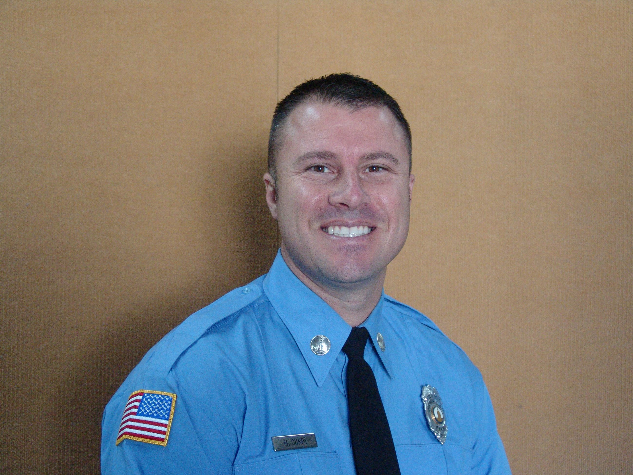 Firefighter Michael Curry