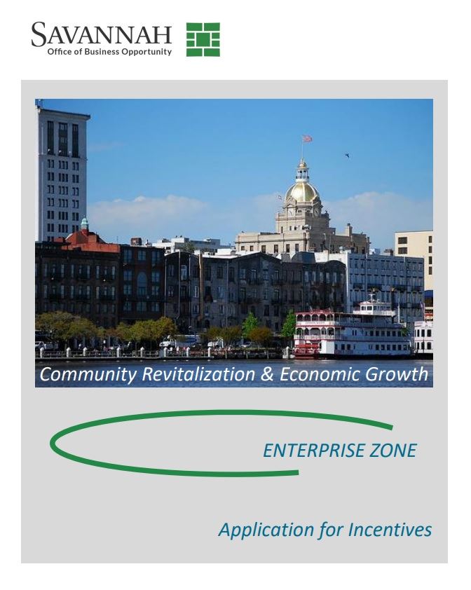 Enterprise Zone Application for Incentives (PDF)