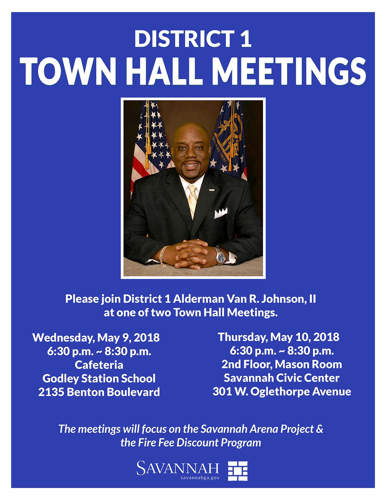 District 1 Town Hall Meeting 05102018 Invitation size