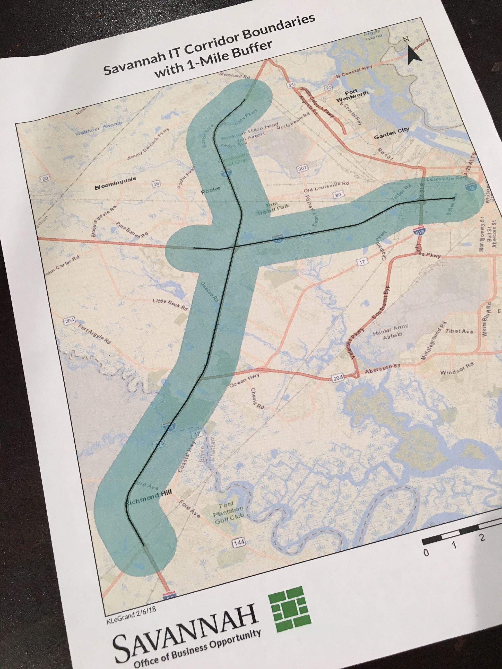 IT Cooridor Map image