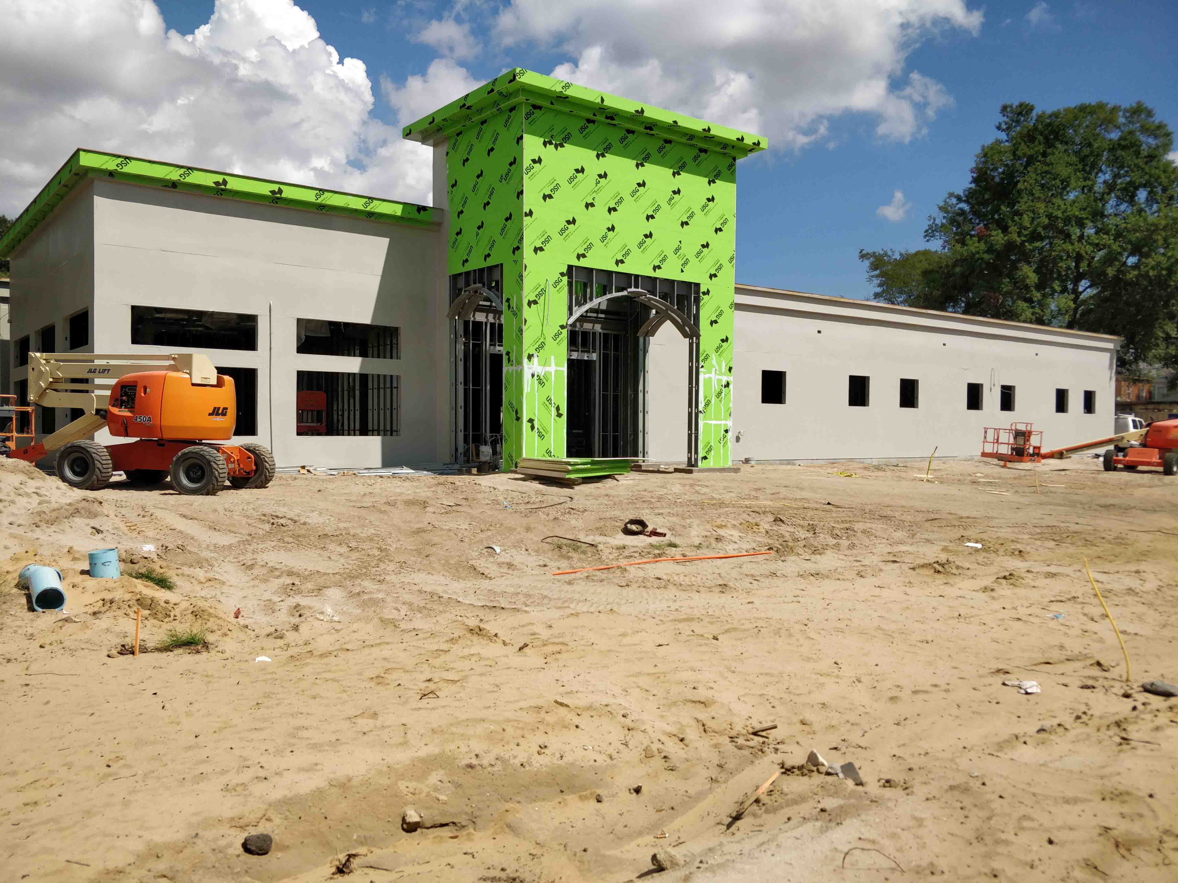 New Central Precinct construction