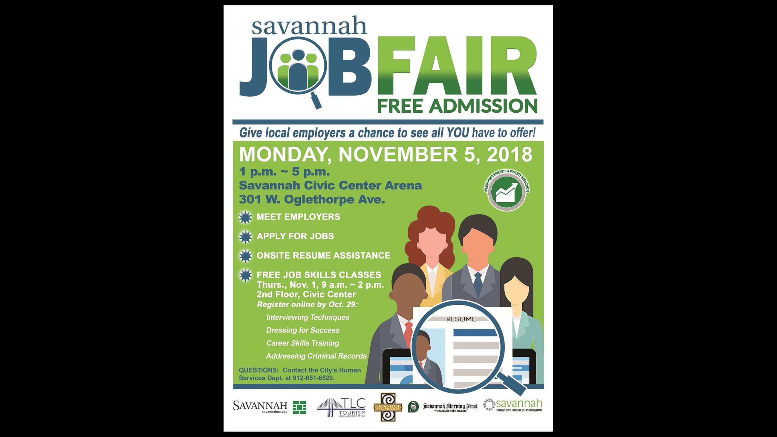Job Fair NOVEMBER 5 2018 FLYER