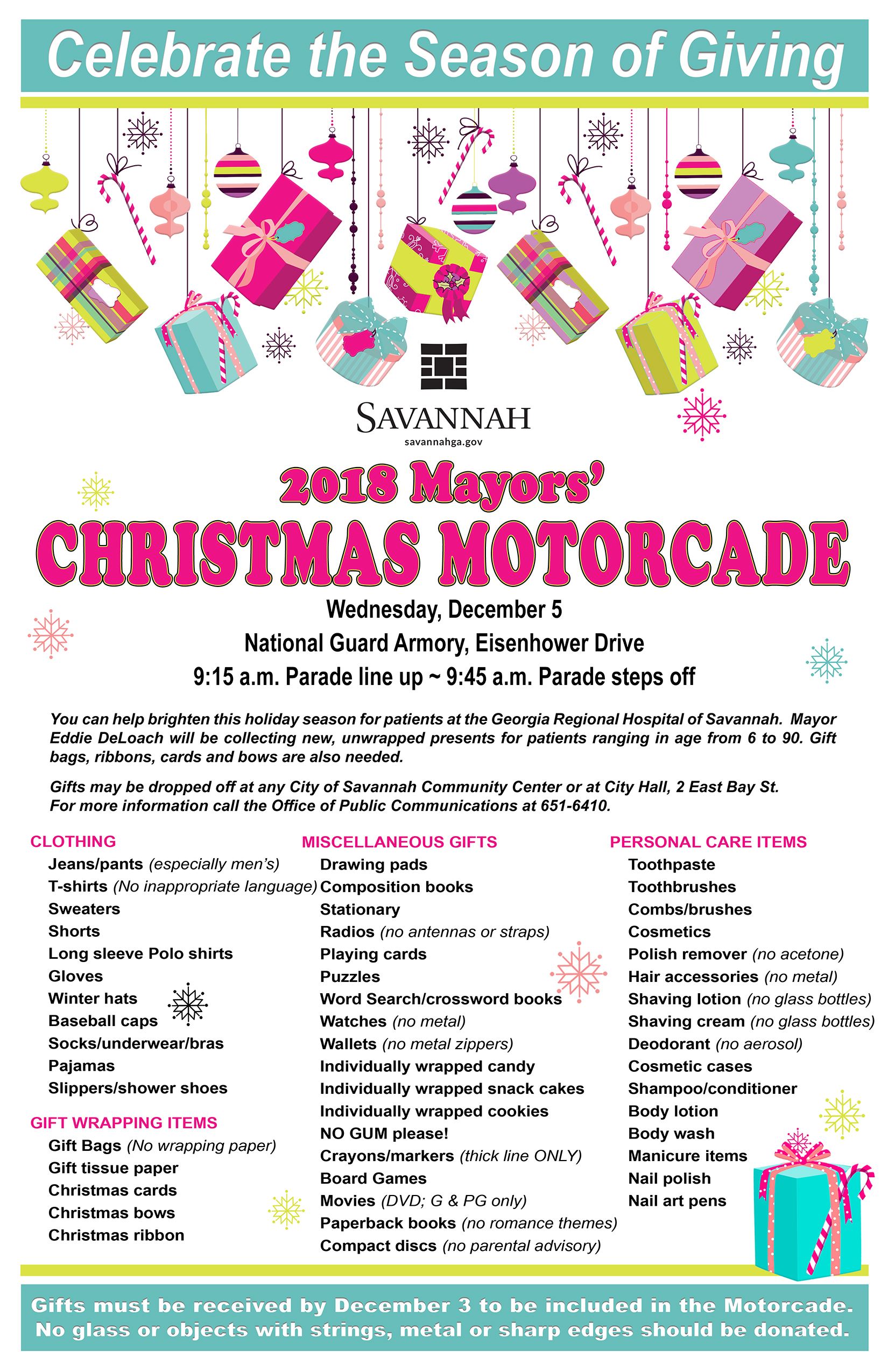 Mayors Motorcade Flyer