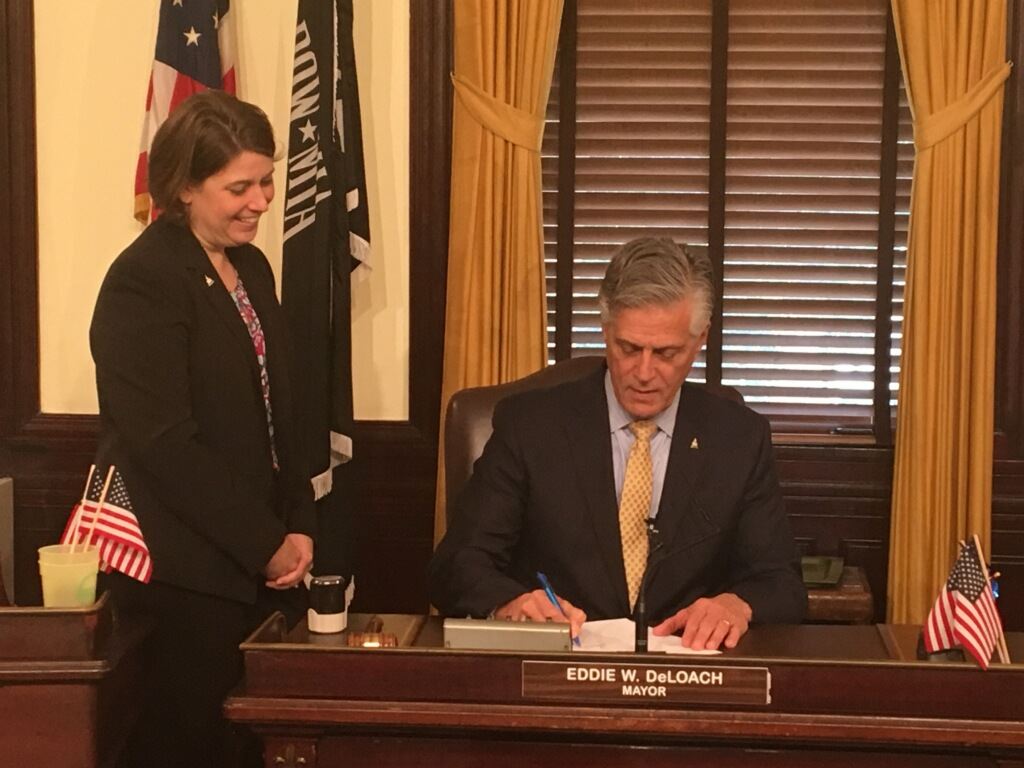 Clerk of Council Mayor Signing