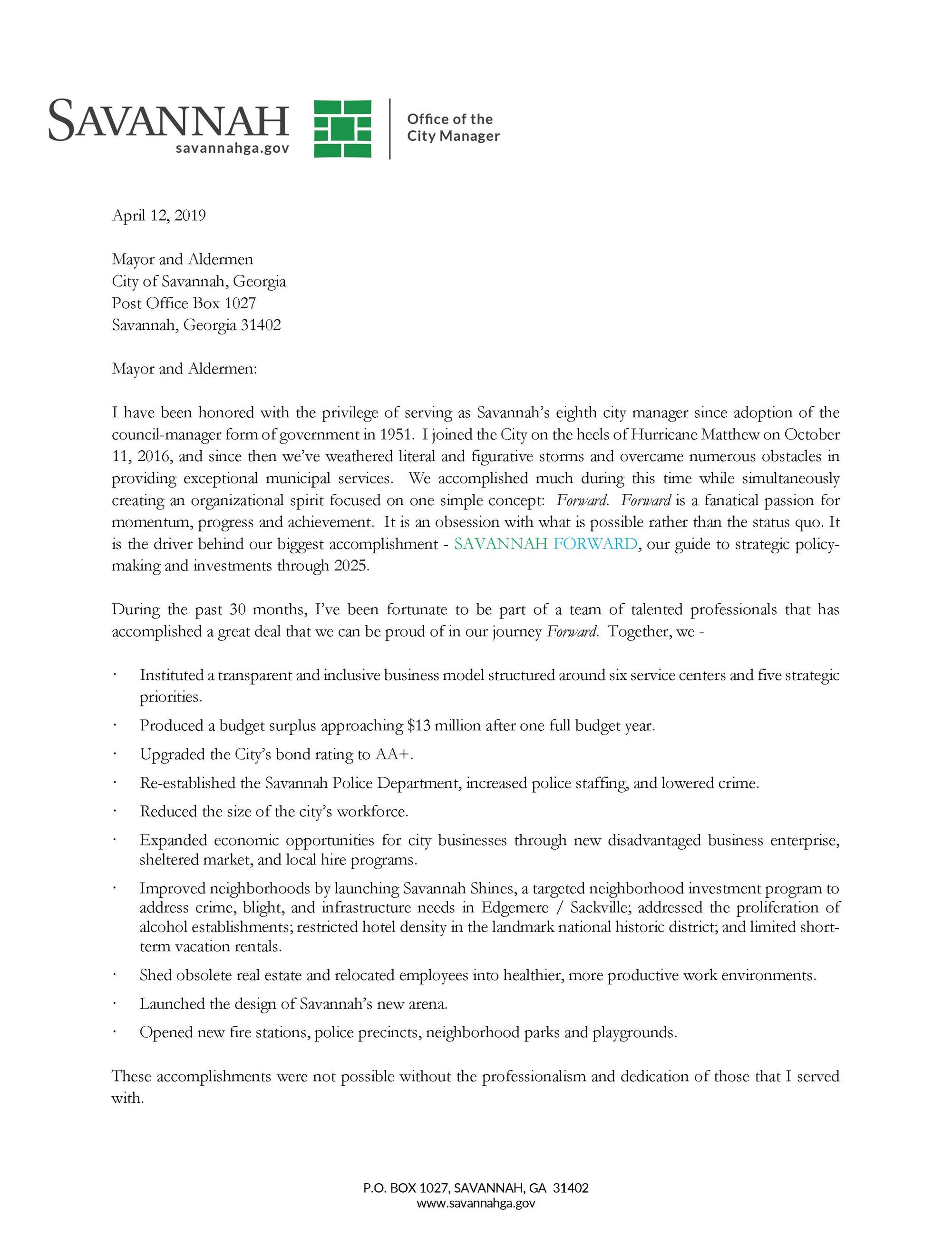HernandezResignation LetterPage1