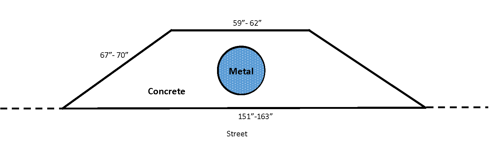 Storm drain public art - Trapazoid drain 2