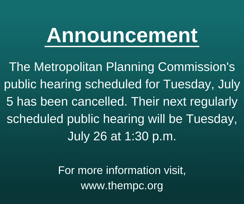The Metropolitan Planning Commission