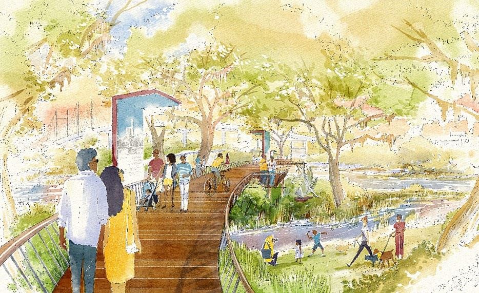 Wetlands Preserve Park Rendering