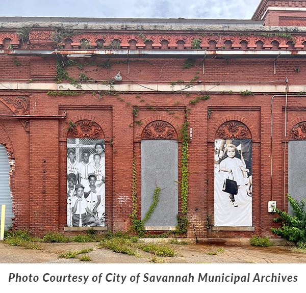 Water Works Building with Portraits