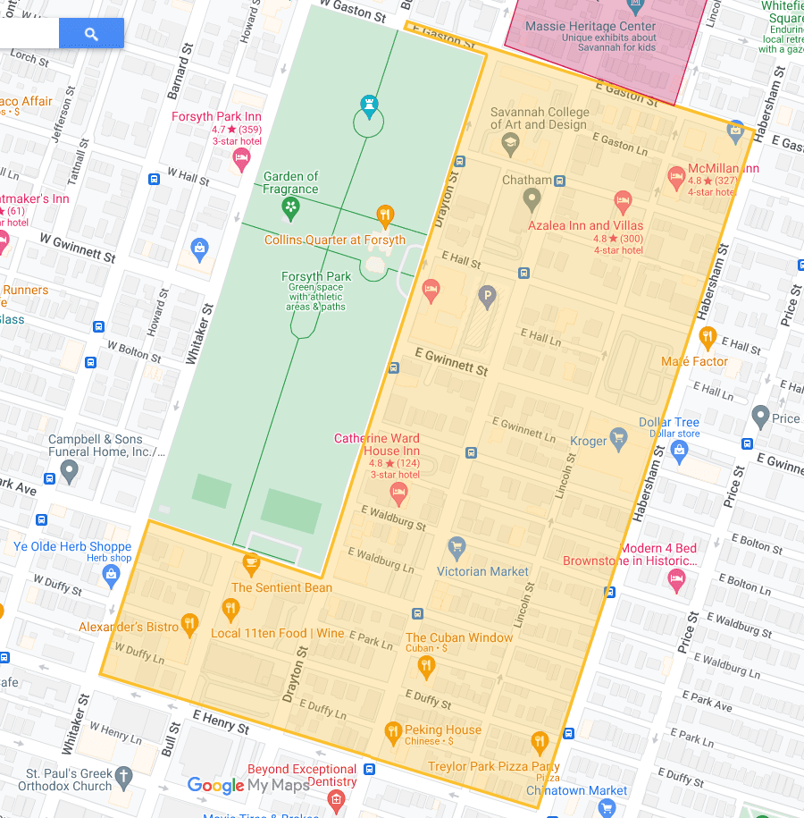 St Pats No Park Map 2024