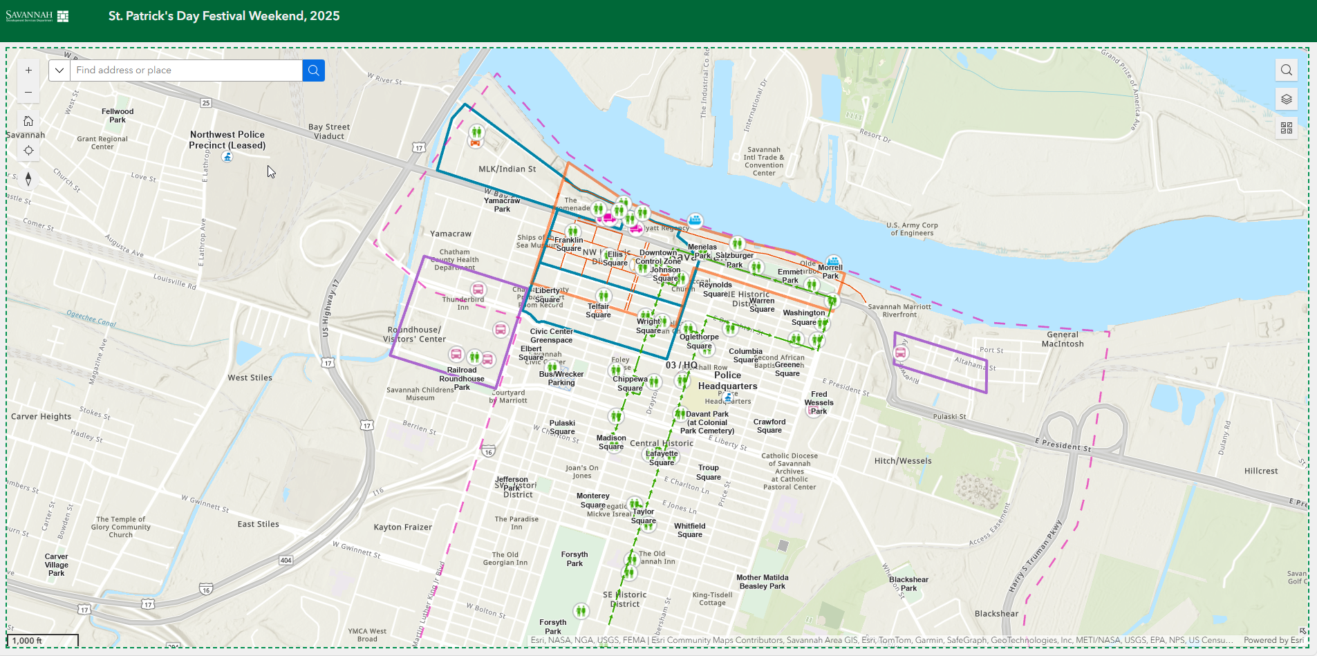 St. Patrick’s Day Weekend Interactive Map